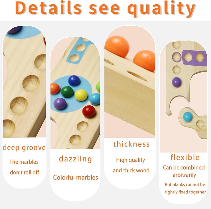 Jokers and Marbles Board Game Wooden Pegs and Jokers 2-10 Players | 10 Wood Game Boards 10 Colors 50 Marbles 4 Decks of Cards Instructions Family Tabletop Game Gift for Adults and Families