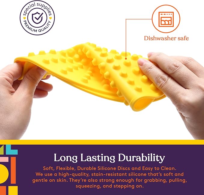 Special Supplies Matching Game Sensory Discs, 5 Sets, Tactile Stimulation for Kids, Supports Autistic and Processing Challenges, Calming and Stimulating Early Learning Play, Eye Mask Included