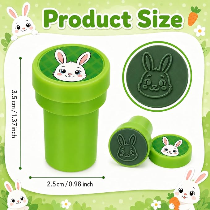 Cinrobiye 24 Pcs Animal Stampers for Kids, Pre-Inked Safari Zoo Party Favor Set, Animal Theme Birthday Party Supplies, Classroom Rewards, Goody Bags, Piñata Fillers