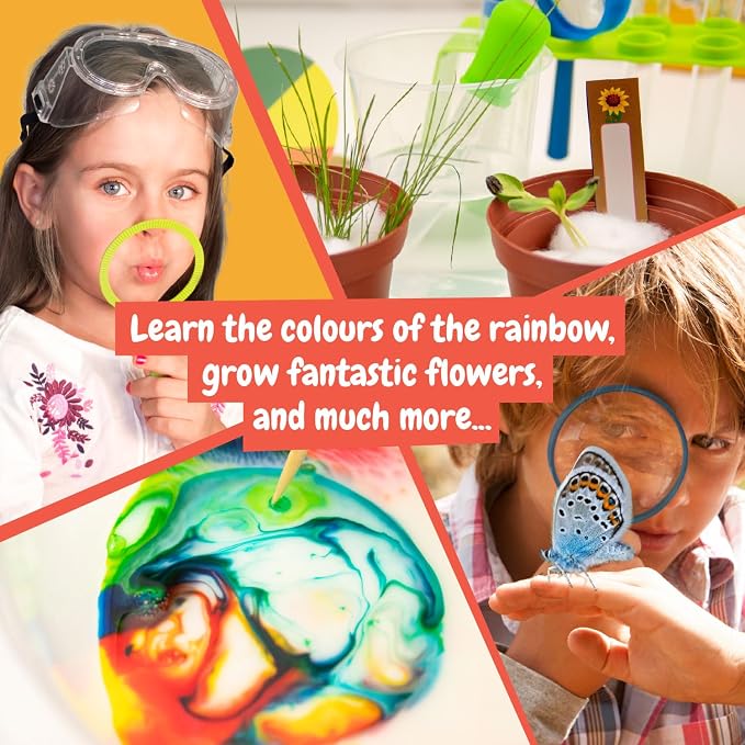 Science4you My First Science kit for Kids Age 4+ - Kids Chemistry Set + Science kit with Educational Experiments, STEM Toys, Games, Birthday Gifts for Boys & Girls Age 4 5 6+