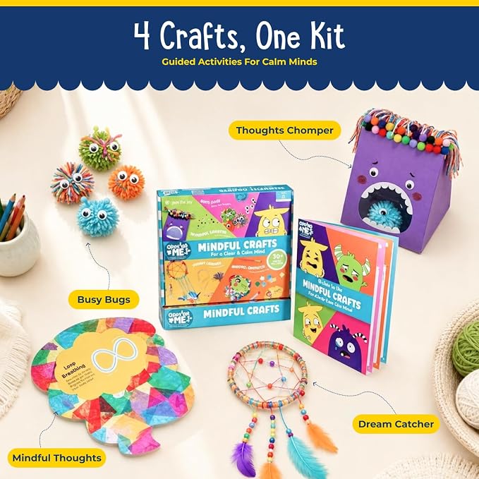 Open The Joy Mindful Crafts Kit – Kids Emotional Regulation & Art