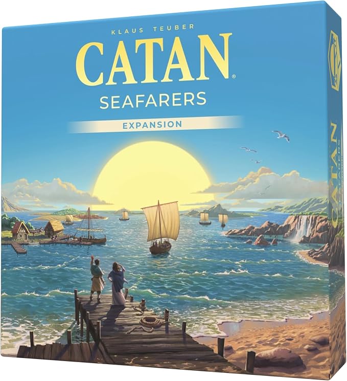 CATAN Seafarers Board Game Expansion (6th Edition) Strategy Game for Kids and Adults, Ages 12+, 3-4 Players, 60 Minute Playtime, Made by Catan Studio | Strategy Game for Kids and Adults, Ages 12+, 3-4 Players, 60 Minute Playtime