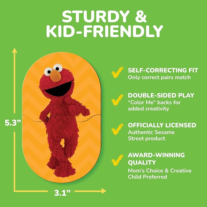 MasterPieces Kids Games - Sesame Street Heads & Toes Matching Game - Fun and Educational - Laugh and Learn | Fun and Educational, Laugh and Learn