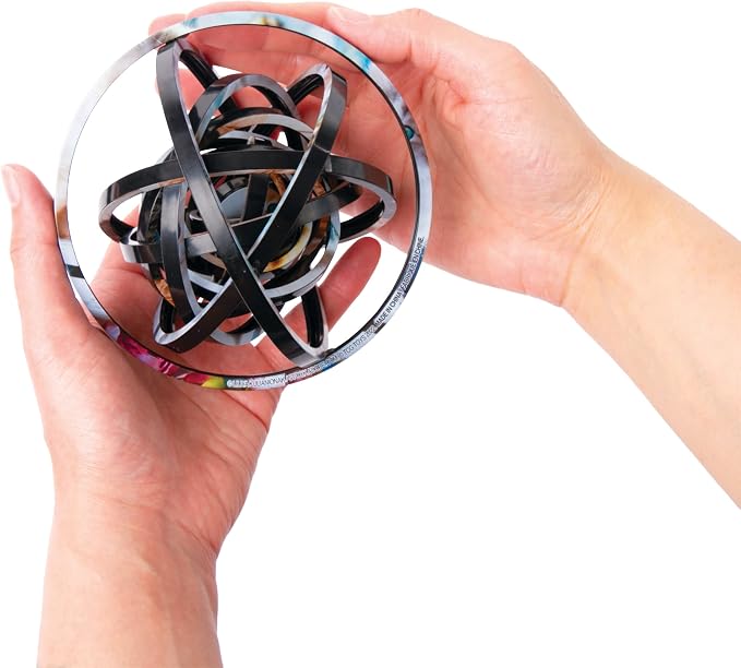Spin Flip Puzzle - Abstract - Spin it, Flip it, Solve it! for Those who Love Brain teasers! Adult Fidget Toy. Great Gift for Mom, Dad, Teens, Men and Women