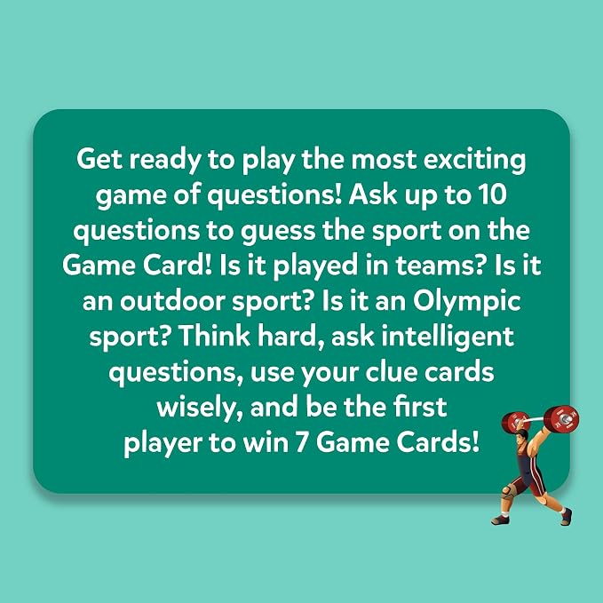 Skillmatics Guess in 10 Trivia Card Game – Sports, Gift for Boys & Girls | Educational Trivia Cards, Family Game Night, Travel Toy, Board Game, Screen-Free Fun, Kids Ages 6, 7, 8, 9 and Up