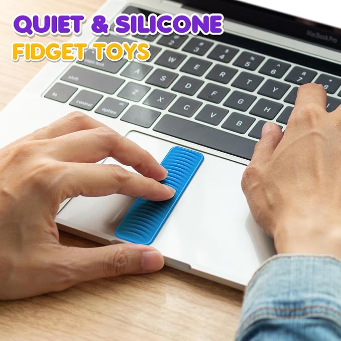 Sensory Fidget Toys Kids Adults: 8 Pack Suction Toys for Autism Calming | Sensory Stickers for Stress Relief - Fidget Strips for Classroom Office Desk - Special Education Classroom Prizes Must Haves