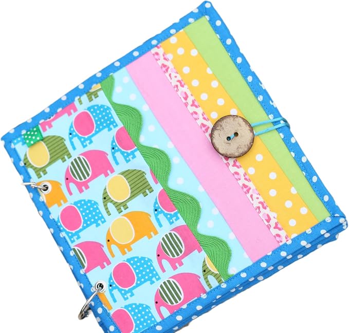 Urban Zoologie Quiet Book - 8 Pages of Safari Animal adventures Baby sensory activity, Handmade by TomToy