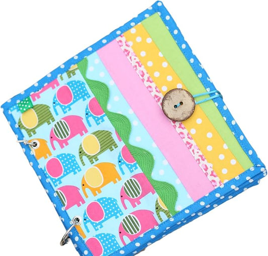 Urban Zoologie Quiet Book - 8 Pages of Safari Animal adventures Baby sensory activity, Handmade by TomToy