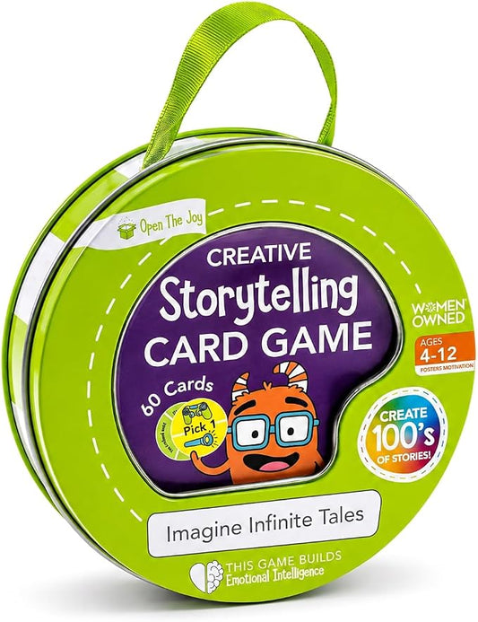 Open The Joy Creative Storytelling Card Game – Kids Feelings Family