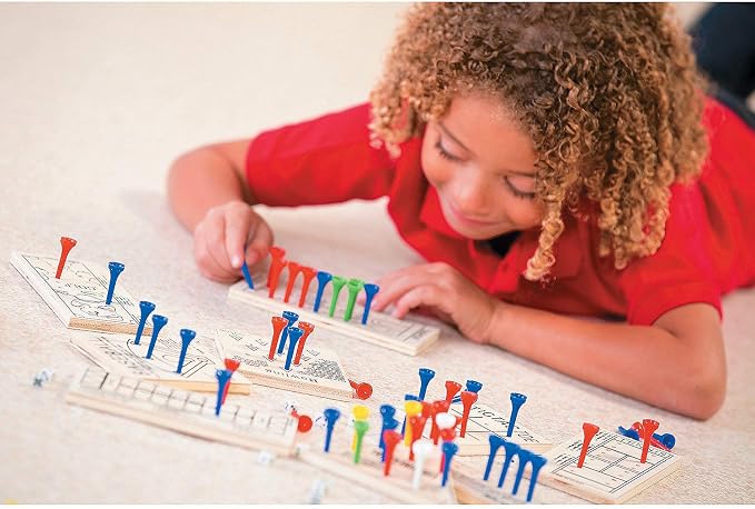 Fun Express Wooden Board Games Set 12 Pack | Classic Travel Games for Kids & Adults, Mini Peg Board Games, Checkers & Tic Tac Toe, Portable for Road Trips & Camping