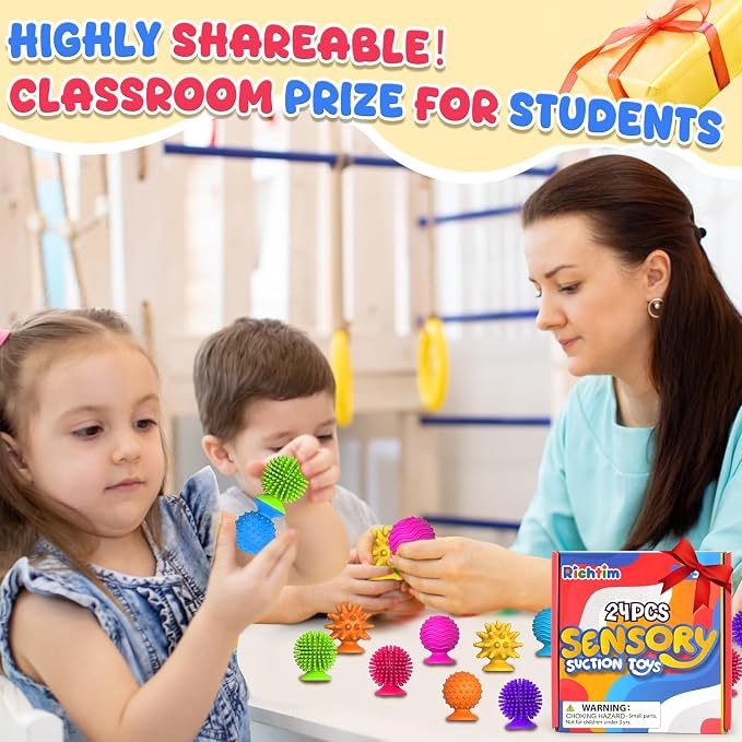 Sensory Fidget Toys for Kids Adults: 24 Pack Sensory Toys for Autism Kids | Quiet Fidgets for Classroom Prize - Special Education Classroom Must Haves - Bulk Fidgets for Gooide Bag Stuffers