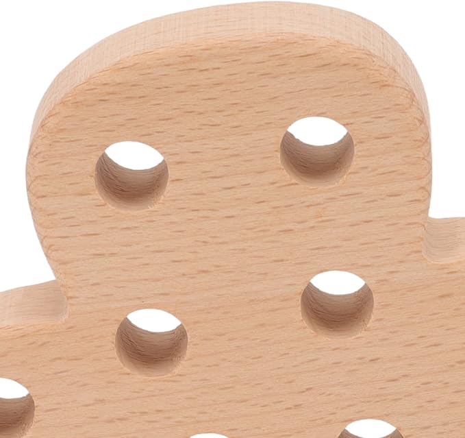 E Onal Threading Leaves Toys Set - Interactive Wooden Game Kit for Child Development
