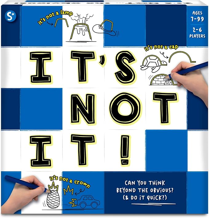 Skillmatics Card & Board Game – It’s Not It, Hilarious Drawing Game | Fast-paced Fun, Perfect for Family Game Nights, Race to Doodle, Gifts for Kids, Teens, Adults Ages 7, 8, 9, 10 & Up
