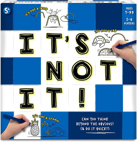 Skillmatics Card & Board Game – It’s Not It, Hilarious Drawing Game | Fast-paced Fun, Perfect for Family Game Nights, Race to Doodle, Gifts for Kids, Teens, Adults Ages 7, 8, 9, 10 & Up