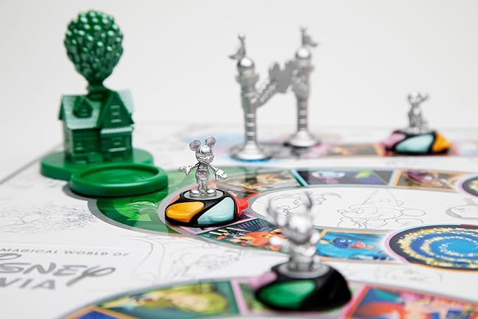 The Magical World of Disney Trivia Games – Board Games for Family Night, Family Games, Multi-Player Board Game, Family Board Game, Travel Games, Disney Game, Ages 6+