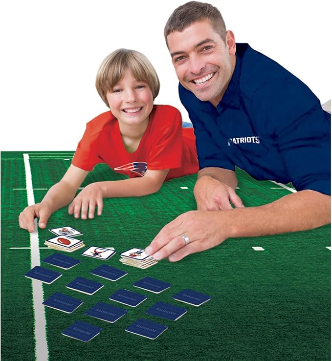 MasterPieces Officially Licensed NFL New England Patriots Picture Matching Card Game for Kids and Families
