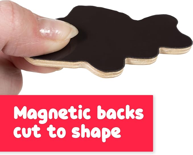Spark & Wow Wooden Magnets, Sea Life, Magnets for Kids Ages 2+ | Open-Ended Play, Adhere to Fridges, Whiteboards and More