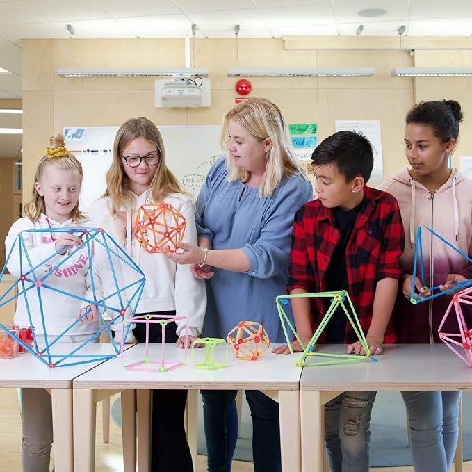 Strawbees STEAM Starter Kit I Building Toys I Straws and Connectors | Creative STEM learning at home and school, Education learning tool, Maker construction toy