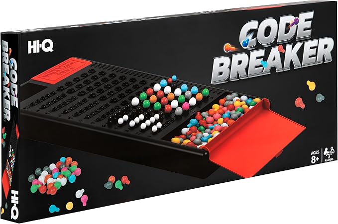 Hi-Q Code Breaker Board Game - Code Breakers Toy - STEM Toys - Color Brain Game - Kids Development - Toys for Boys & Girls, Suitable for 8+ Ages and up - Family Games