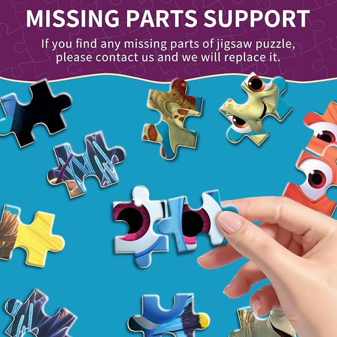 Toddler Puzzles Ages 3-8, 60 Pieces Jigsaw Puzzles in Metal Box, Educational Learning Toys for Boys and Girls, Premium Puzzle Games