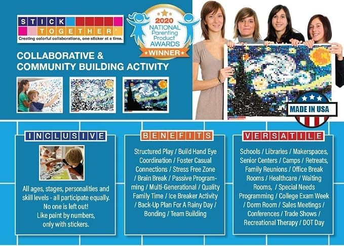 Llama Mosaic Sticker Art Kit for Kids and Adults, Large Sticker by Number/Letter Poster 36" x 40" with 3,996 Stickers, Paint by Stickers Puzzle for School, Classroom, Home