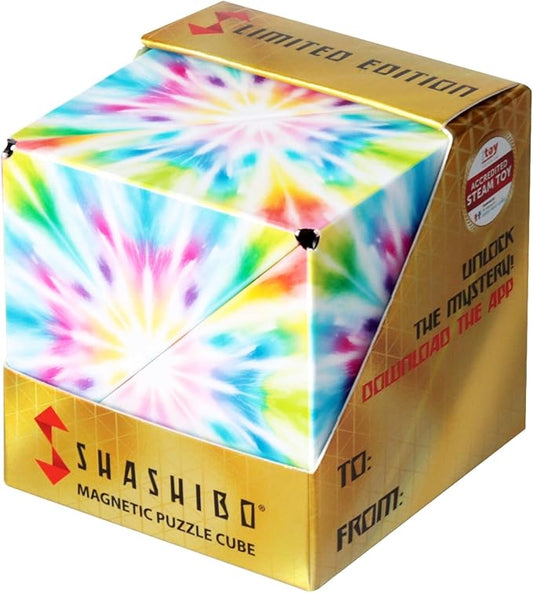 Shashibo DODECA Magnetic Puzzle Cube, Stress Relief Fidget Toy | 100+ Possible Shapes, Sensory Fidget Toy For Adults & Kids, Fun Shape Shifting Puzzle Box For All Ages