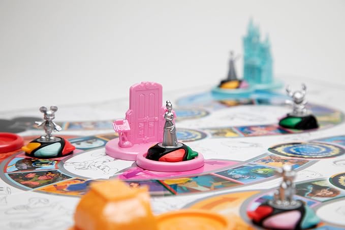 The Magical World of Disney Trivia Games – Board Games for Family Night, Family Games, Multi-Player Board Game, Family Board Game, Travel Games, Disney Game, Ages 6+