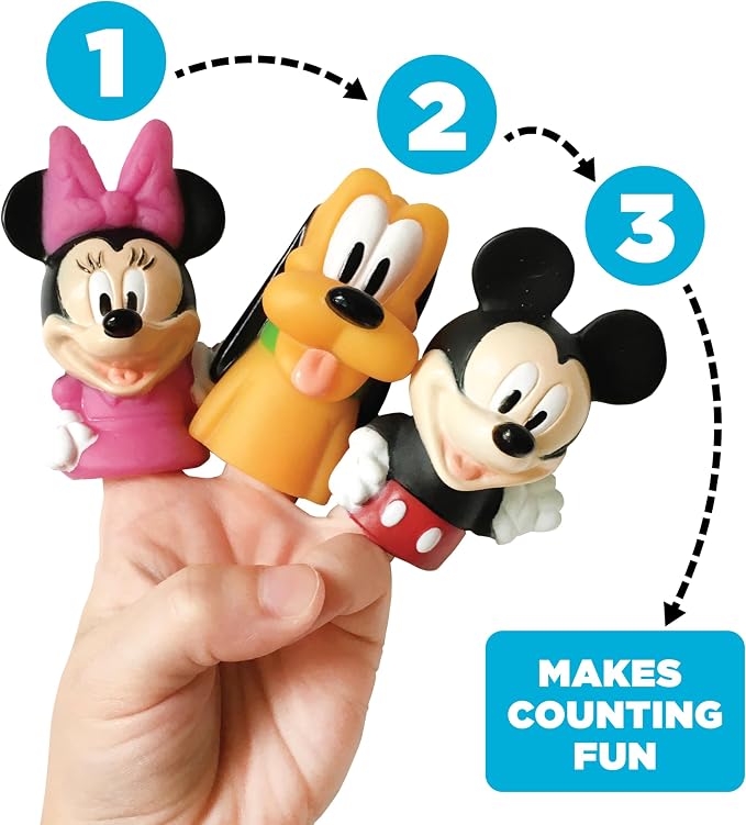 Disney Mickey Mouse & Friends Finger Puppets - Party Favors, Educational, Bath Toys