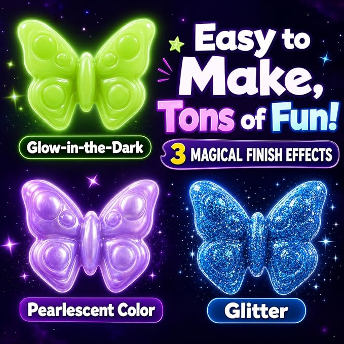 Carolart Squishy Making Kit, DIY Squishies Maker, Craft Kits for Kids | DIY squishy toys with fast curing nonsticky material, STEM arts & crafts activity kit, gift for girls and boys ages 6-12