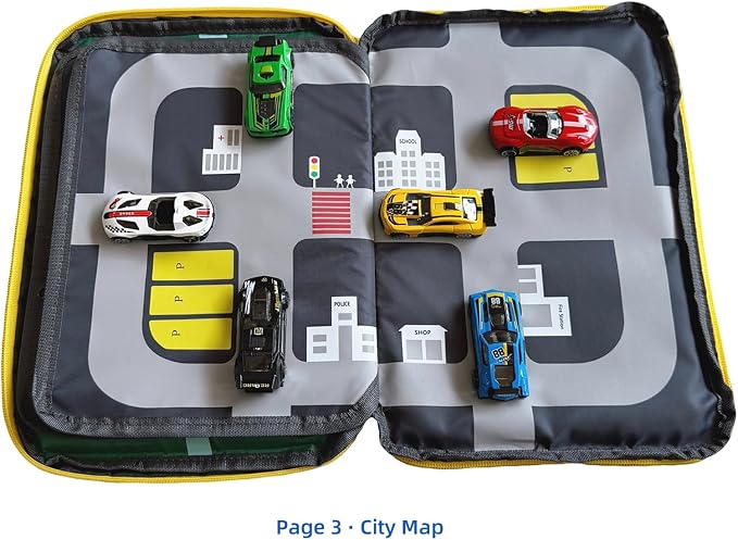 Portable Busy Travel Toys for boys, Quiet Car Airplane Trip Toddler Toy | On-the-Go Play Set,Toy Storage Bag , Essentials & Activities for Long Travel Camping, Gift for Kids Ages 3-5 & 4-8 Years Old