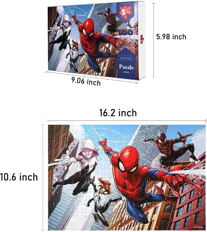Kids Puzzles,Age for 5,6,7,8,9,10,11,12 Boys and Girls Toy Puzzles,100 Pieces