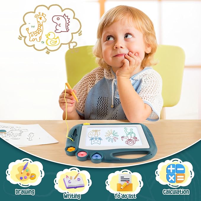 Magnetic Drawing Board for Boys Girls, Drawing Board, Birthday Easter Christmas Hallowee Toy Gifts for Boys and Girls