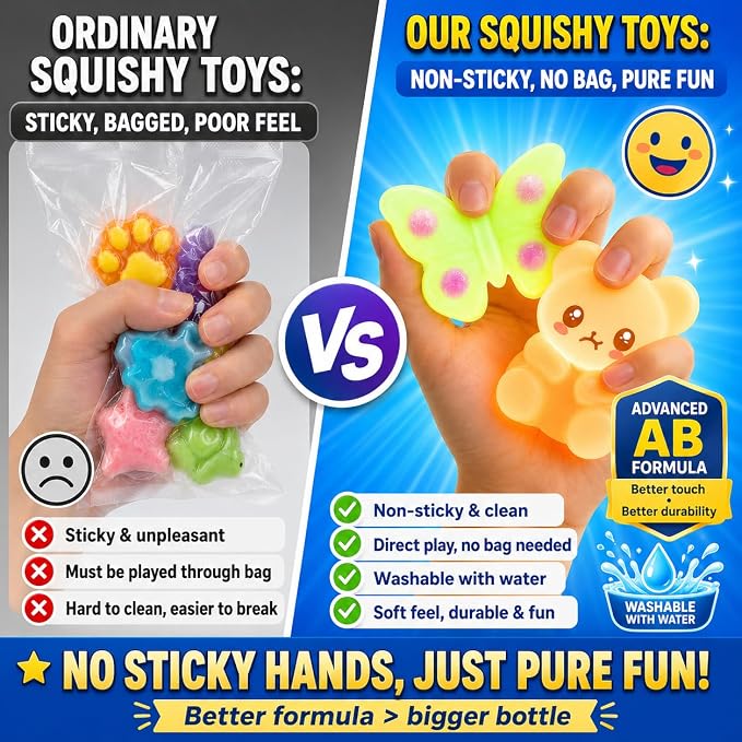 Carolart Squishy Making Kit, DIY Squishies Maker, Craft Kits for Kids | DIY squishy toys with fast curing nonsticky material, STEM arts & crafts activity kit, gift for girls and boys ages 6-12