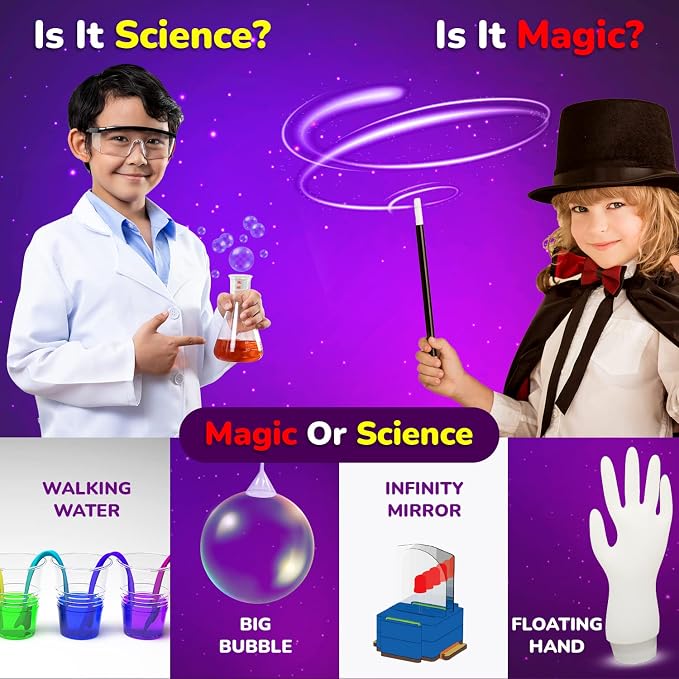Smartivity Magic Science Kit for Kids Ages 4, 5, 6, 7, 8 Years | 50+ Amazing Science Experiments I Birthday Gifts for Boys & Girls | I Educational Toy for Kids Age 4-8 Years Old | 50+ Amazing Science Experiments | Educational STEM Toy | Birthday Gift f...