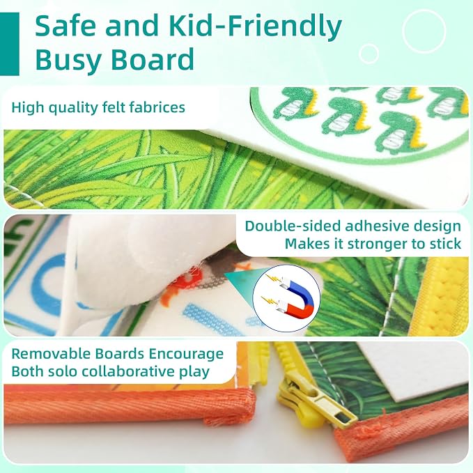 Felt Activity Book 2.0 – Portable Quiet Play Set