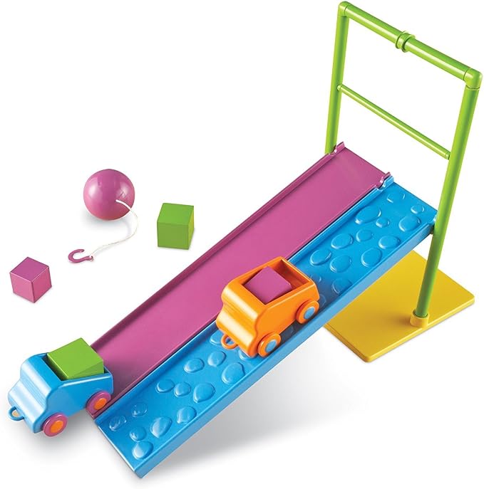 Learning Resources STEM Force and Motion Activity Set - Classroom STEM Toys for Kids, Kids Science Experiments, Science Engineering Kits, Physics Toys, Building Kits, Toy Engineering Set | Classroom STEM Toys, Kids Science Experiments, Science Engineer...