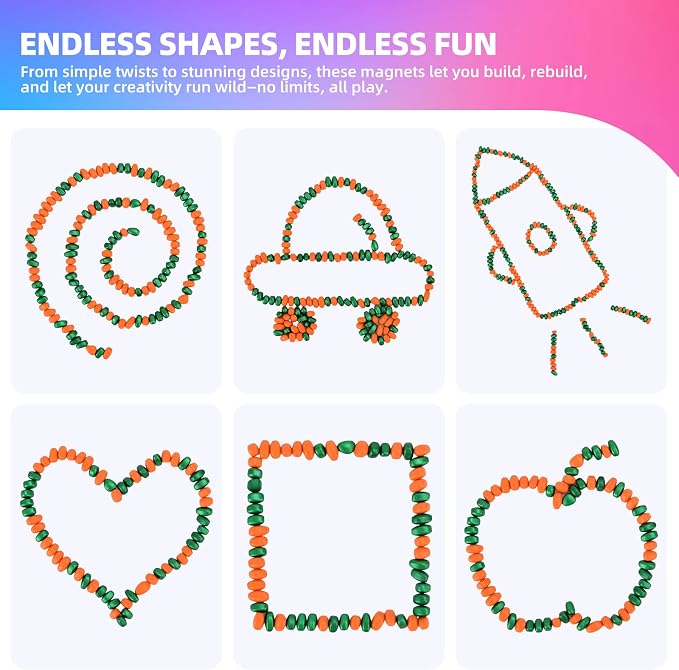 550pcs Fidget Toys Adults,Stress Relief Sensory Toys for Autism ADHD Anxiety,Smooth Ferrite Stones Desk Fidgets Toys,Fidget Toys Gifts
