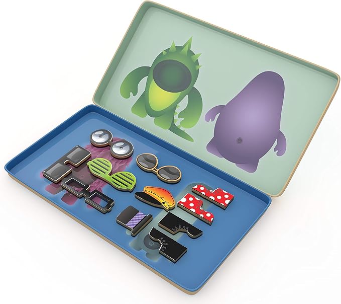 The Purple Cow- Monster Factory Game- Magnetic Travel Game. Great for Travel and On-The-Go. A Monstrous ‘Dress Me Up’ Game. Activity for Boys and Girls