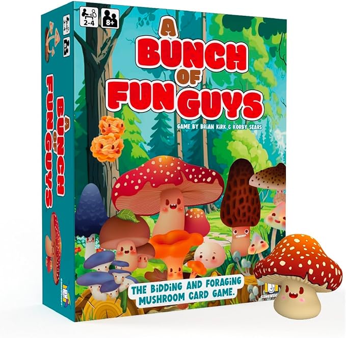 Gamewright A Bunch of Fun Guys – Family Board Games & Kids Games | Card Bidding Game for Kids 8+ | Cooperative Rescue Adventure for 2‑4 Players