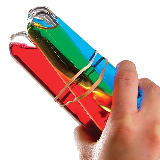 Steve Spangler's Large Plastic Test Tubes with Caps, Test Tubes for Kids, 30 Pack