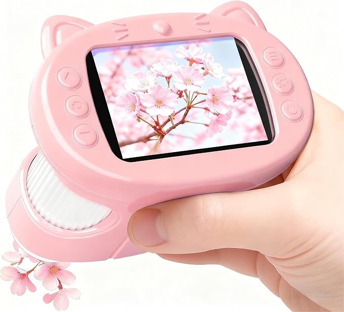 Handheld Digital Mini Microscope for Kids: 1000X 4K 2.4" Microscopes Toys | Portable Pocket STEM Electronic Learning Educational Science Kit 8-12 Birthday Gift 4 5 6 7 Year Old Boy Girl