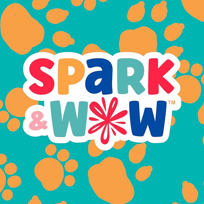 Spark & Wow Wooden Magnets, Cats & Dogs, Set of 20 | Magnets for Kids Ages 2+, Open-Ended Play, Adhere to Fridges, Whiteboards and More