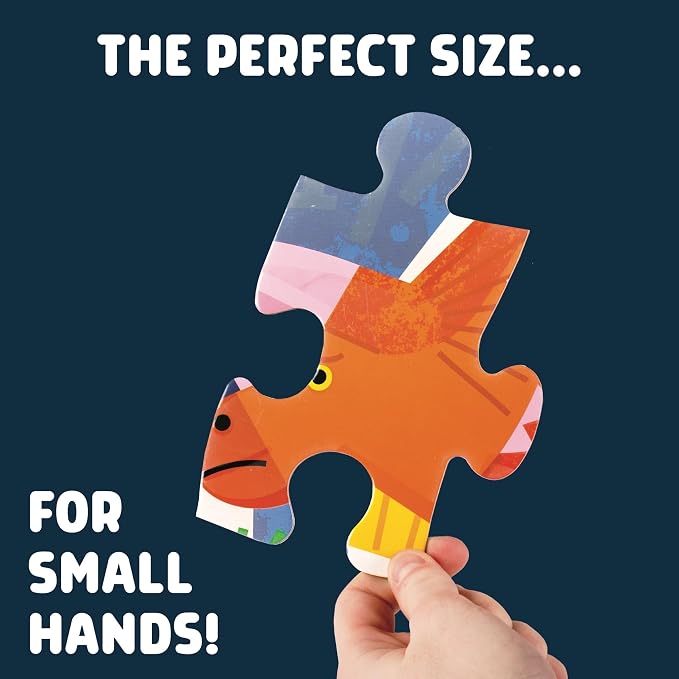 Chuckle & Roar - 50 Piece Dinosaur Floor Jigsaw Puzzle for Kids Ages 4-8 | Glow in the Dark, Dinosaur Large Pieces,3ft x 2ft giant format, Educational,Fine Motor Skills, Giftable