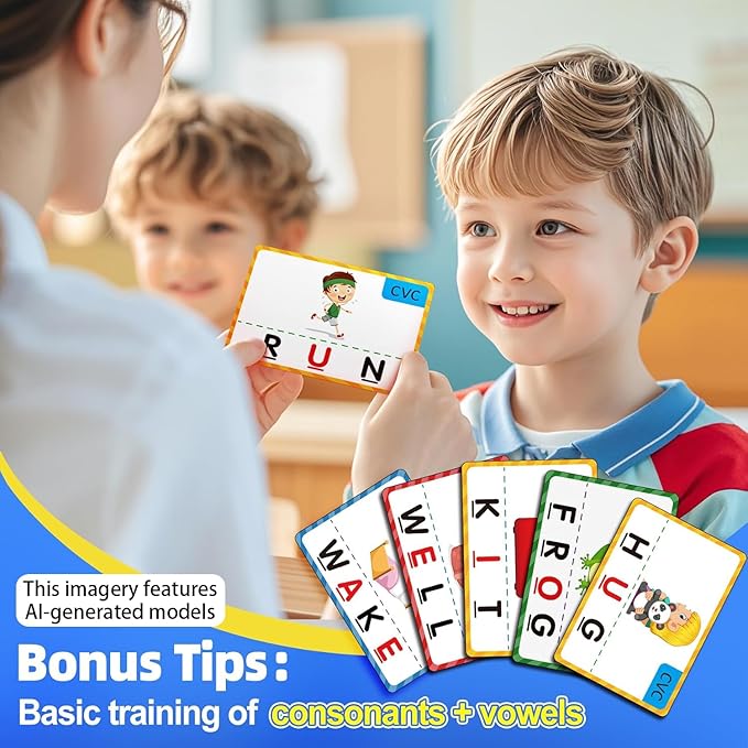 Montessori Matching Letter Game Toys for 3 4 5 Year Old Boy Girl Gifts Kids | Early Educational Learning Spelling Toys for Toddler, Preschool, Bigger Size, Storage Function, Christmas Birthday Gifts