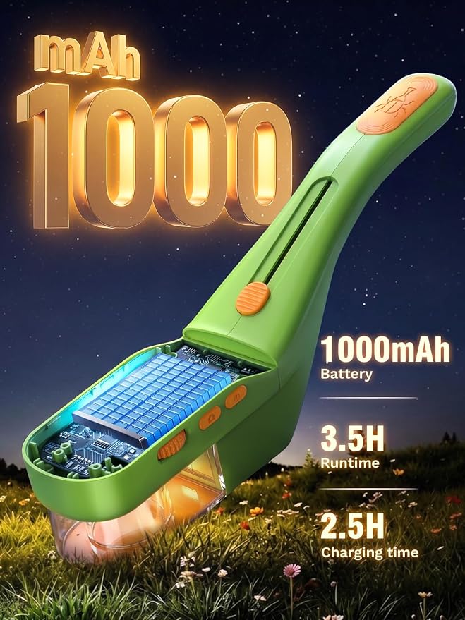 Bug Catcher for Kids with Microscope, Bug Catching Kit-Emerald Green | Kids Microscope, Outdoor Toys with Magnifier, Tweezers & Insect Box, STEM Educational Birthday Gift for Kids Ages 3-12