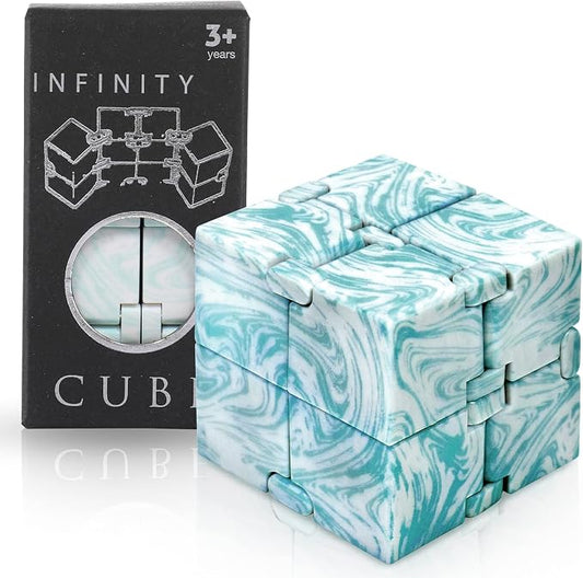 Infinity Cube Fidget Toys for Kids, Sensory Fidget Cube for Stress Relief | Mini Gadget for Boys and Girls with Autism, ADD, and ADHD, Cool Handheld Desk Toy