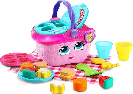 LeapFrog Shapes and Sharing Picnic Basket (Frustration Free Packaging), Pink