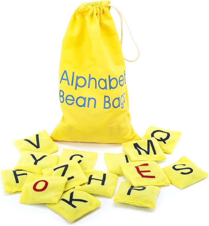 Educational Insights Alphabet Beanbags - ABC Learning Toys for Kids Ages 3-5, Toddler Letter Learning, Alphabet Toys and Phonics Manipulatives for Preschoolers, Gross and Fine Motor Sensory Letters