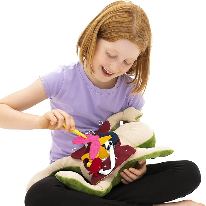 KiwiCo Froggie Lab Dissection Plush Toy | 5-Piece Organ Anatomy Learning Activity | Interactive Biology STEM Stuffed Animal for Kids Ages 3+ - Art & Science Gift
