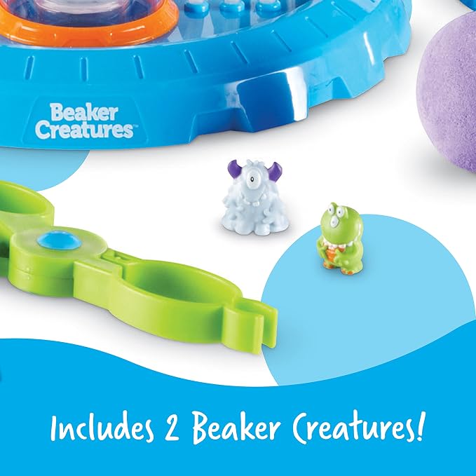 Learning Resources Beaker Creatures Liquid Reactor Super Lab | STEM Toys, Classroom Must Haves, Science Activities, Physics and Chemistry Set, Homeschool Supplies